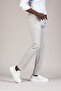 Slimfit Thin Striped Summer Jogger Pants with Threaded Waistband and Elastic Lycra - 3