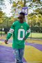 Leather Sleeve Embroidery Details Varsity Available Stock. Embroidery Details Sports Sweatshirt - 5