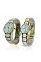 Crimson Duo Couple Watch Set SD7113 White & Gold plasticQuartz Analog Watches - 3