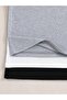 Boy's 3-Pack Unprinted Plain White-Black-Grey Combed Cotton T-Shirt - 4
