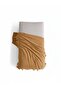 Şaheser Home Mona Pike 220X240 cm – Jacquard Waffle Weave – Double Size – Soft and Light Mustard