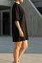 Soft Basic Dress with Side Pockets - 2
