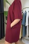 Soft Basic Dress with Side Pockets - 3