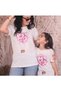 Mother-Daughter Matching T-Shirt Set Mother Child (Single Price) - 2
