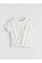 Ecru Floral Printed Baby Girl Set by Güli̇s Gi̇yi̇m - 2