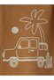 Lcw Baby Brown Printed Baby Boy T-Shirt and Shorts Set - 7