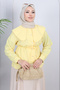 Women's Poplin Shirt – Stylish Shirt with Baby Collar and Belt Detail - 2