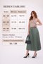 Women's Pleated Midi Skirt with Elastic Waist, Comfortable Fit - 6