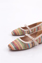 Pm386-K696 Women's Closed Straw Ballerinas - 4
