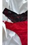 2-Piece Lace Brazilian Panties Set - Stylish Underwear Pack - 2