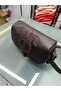 Real Leather Adjustable Shoulder Bag Hand-Stitched