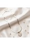 Stainless Steel Italian Crushed Chain Heart Necklace Non-Tarnishing Flat Model Women's Jewelry - 4