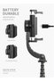 3-In-1 Phone Gimbal Stabilizer Black - 4