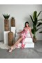 Ruffle Detailed, Rope Strap, Lined, Maxi Length, Premium Chiffon Dress - 4