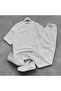 Corduroy T-Shirt and Sweatpants Set 2-Piece Set Full Fit