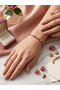 Rodonite Natural Stone 4mm Handmade Bracelet - 2
