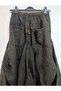 100% Cotton, Washed, Stone-Washed, Ethnic, Bohemian, Authentic, Standard Length, Comfortable Fit Skirt - 5