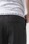 Formline Double Leg and Waist Elastic Fabric Baggy Trousers - 7