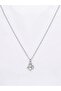 Minimal Heart Women's Necklace with Butterfly Detail