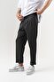 Formline Double Leg and Waist Elastic Fabric Baggy Trousers - 3
