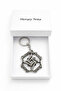 Metallica Star Logo Metal Keychain Silver Color Unisex Accessory - 3
