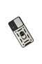 Samsung Galaxy A22 Case with Pars Lens Ring Silicone - Silver - 3
