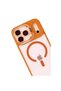 Joko Apple iPhone 17 Pro Max Remim Lens Cover with Magsafe Stand - Orange - 3