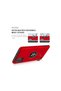 Samsung Galaxy M51 Case Elite Ring Cover - Red - 3