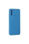 General Mobile Gm 21 Plus Case Nano Velvet Silicone Inside - Blue - 2