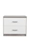 New Allano Night Stand - Cement /White - 2