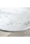 Qasr 1+10 Seater Marble Top Dining Set -White Grey/Pearl White - 7