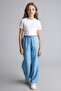 Wide Leg Comfortable and Spacious Wide Leg Jean Trousers for Girls G0249A826Sm - 3