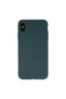 Apple iPhone XS Max Case Nano Velvet Silicone Inside - Dark Green