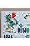 Dino 90x200 Kids Bed-White & Sonoma Oak - 3