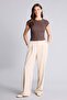 Slim Fit Crew Neck Wrinkled Textured Short Sleeve T-Shirt H0924Ax26Sp - 2