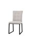 Dining Chair Set of 2 - Beige/Black