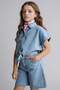 100% Cotton Jean Shorts for Girls H5580A826Sm - 3