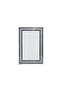 Chevron Console With Mirror - Silver - 4