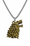 Gold Color Wolf Head Metal Pendant Witcher Unisex Chain Accessory - 4