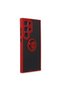 Samsung Galaxy S24 Ultra Case Montreal Ring Silicone Cover - Red - 2