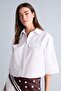 100% Cotton Overshirt Fit Oxford Short Sleeve Shirt H8688Ax26Sm - 3