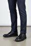 Men's Black Lightweight Comfortable Sole Casual Genuine Leather Shoes - 6