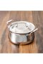 Tri-Ply Stainless Steel Handi with Stainless Steel Lid, 22 CM (4.5 L)