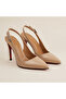 Imperra Stone Buckle Detailed Patent Leather Heeled Shoes - 3