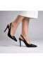 Imperra Stone Buckle Detailed Patent Leather Heeled Shoes - 4