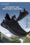 Breathable Sports Shoes for Men, Mesh Low Top Lace up Sneakers, Classic Comfortable Walking Shoes wi - 3