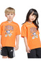 Printed Orange Boy's T-Shirt Jz3558-Lk Dy mm t
