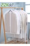 Clothes Dust Covers Large Medium and Small 3 Sizes Transparent Breathable Hanging Zip Clothes Storag - 3