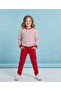Ync 7777 Girls-Boys Striped Combed Cotton Suit - 2