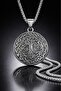 Stainless Steel Anthracite Color Celtic Tree of Life Necklace